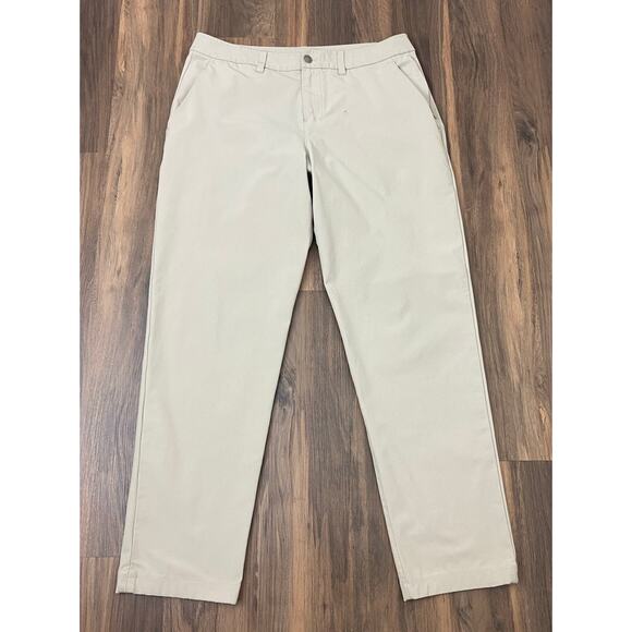 Men Lululemon ABC Classic-Fit Trouser Warpstreme performance chino pants 33x29 - Picture 1 of 5